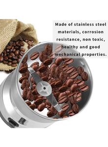 KKmoon Coffee Bean Grinding Machine 300 ml 150 W YQ-48 Silver/Black