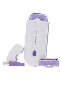 Generic Electric Touch Wireless Trimmer White/Purple