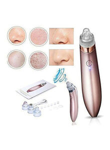 Generic Facial Pore Cleanser Electric Blackhead Remover Rose Gold/Clear