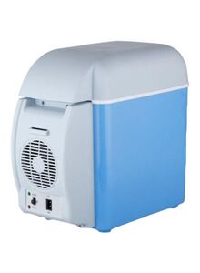 Generic Multi-Function Portable Car Mini Fridge 7.5 L 2724675505919 Blue/White