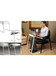 AS SEEN ON TV Tablemate II Portable Adjustable table White