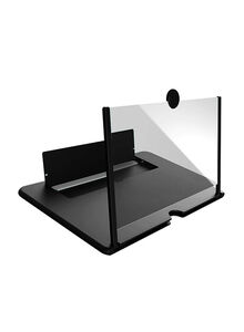 Generic 3D Effect Large Screen Magnifier With Desk Holder Black