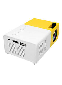 Generic Mini Full HD LED Projector V5343EU_P White/Yellow