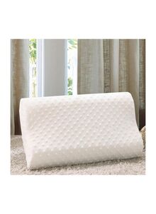 Generic Comfort Medicated Pillow White 30x10centimeter