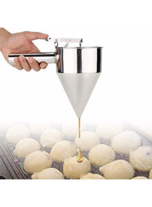Generic Pancake Batter Dispenser Silver 26X20centimeter
