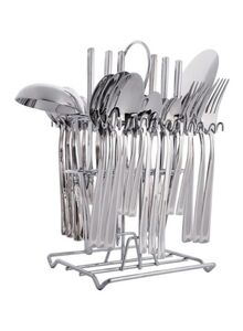 DESSINI 39-Piece Stainless Steel Cutlery Set Silver