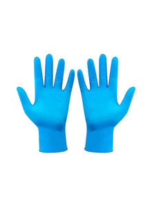 Generic Acis Proof Protective Gloves Blue 22x10x10centimeter