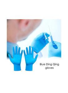 Generic Acis Proof Protective Gloves Blue 22x10x10centimeter