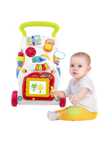 Generic Baby Sounds And Lights Fun Push Along Walker