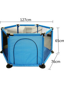 Fajiabao Child Safety Fence Ball Pit Tent Lightweight, Washable, Portable Blue Color With Durability