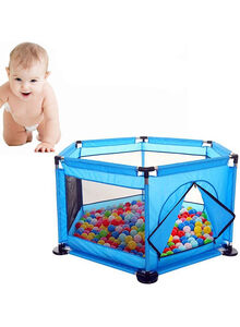 Fajiabao Child Safety Fence Ball Pit Tent Lightweight, Washable, Portable Blue Color With Durability