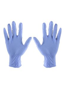 Generic 50-Piece Latex Disposable Gloves Purple S
