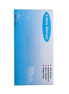 Generic 100-Piece Disposable Latex Gloves White