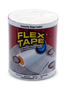 Generic Flex Tape 4 in x 5 ft. Clear