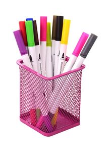 Generic Metal Pencil Holder Pink