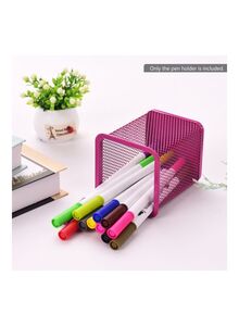 Generic Metal Pencil Holder Pink