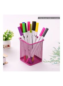 Generic Metal Pencil Holder Pink