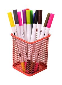 Generic Mesh Pen Pencil Holder Orange