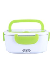 Generic Portable Electric Heating Lunch Box White/Green 238x170x108millimeter