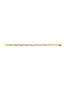Shining Jewel Gold Plated Link Bracelet