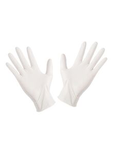Generic Disposable Latex Gloves White 22x6.80x12centimeter