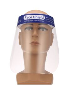 Generic 2-Piece Protective Face Shield Set Clear 32x3x22centimeter