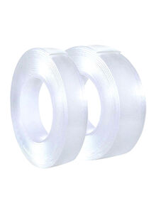 Generic 2-Piece Double Sided Mounting Tape Set Clear