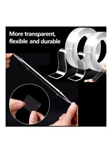 Generic 2-Piece Double Sided Mounting Tape Set Clear