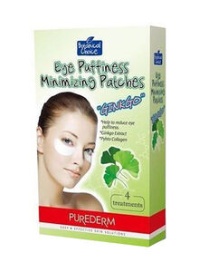 Purederm 4-Piece Eye Puffiness Minimizing Patches Ginkgo