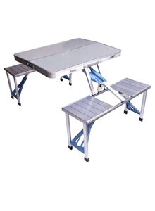 MT Folding Aluminum Picnic Table