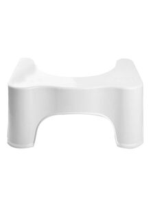 Generic Modern Adult Toilet Stool White 44.5 x 28centimeter