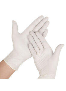 Generic Pair Of 50 Powder-Free Sterile Food Grade Disposable Gloves White