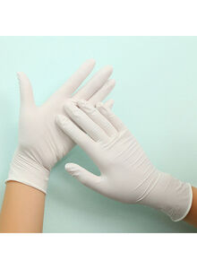 Generic Pair Of 50 Powder-Free Sterile Food Grade Disposable Gloves White S