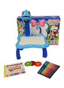 Generic Mickey Mouse Club House Projector Painting Game 21421 White/Blue/Pink