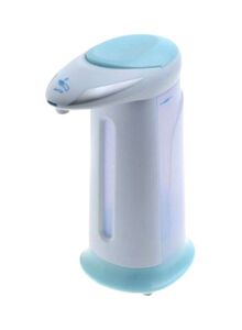 Generic Hand Free Soap Dispenser White/Blue 12ounce