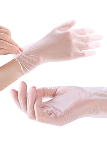 Generic 300-Piece Vinyl Disposable Gloves Clear Small