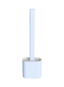 SAPU Hanging Silicone Toilet Brush With Holder Blue 365x98x43millimeter