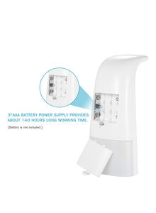 Generic Automatic Foaming Soap Dispenser White 20.50x9.00x10.50cm