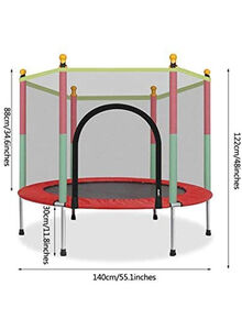 XIANGYU 4-Feet Waterproof Breathable Full Enclosed Portable Jumping Trampoline 75x29x25cm