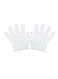 Generic 500-Piece Disposable PE Gloves Clear 24.5x5.4x13.4centimeter