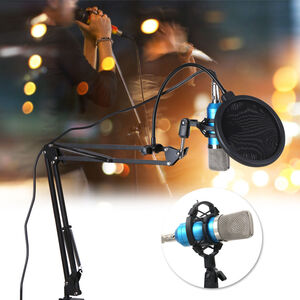 Generic Professional BM700 KTV Singing Studio Recording Condenser Microphone  Kit LU-V5-169 Gold