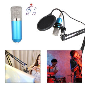 Generic Professional BM700 KTV Singing Studio Recording Condenser Microphone  Kit LU-V5-169 Gold