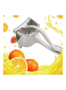 Generic Fruit Lemon & Lime Juice Squeezer Portable Multifunction Manual Hand Juicer 688 ml CA844473 Silver