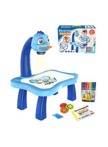 FAMILY CENTER Projector Painting Educational Learning Drawing Art Attractive And Durable Smart Toy Kit Desk