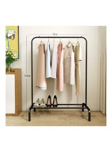 XiuWoo Floor Standing Cloth Rack Black