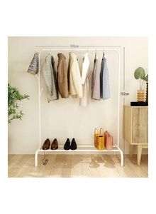 XiuWoo Floor Standing Cloth Rack White