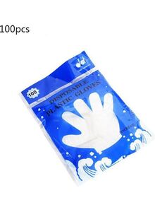 Generic 100 piece Heavy Duty Disposable Gloves Set Clear