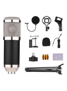 Generic Professional Condenser Microphone Kit With Mic Multicolor