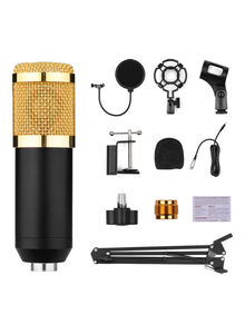 Generic Professional Condenser Microphone Kit With Mic Multicolor