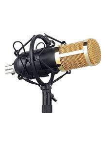 Generic Microphone Kit Computer Condenser Mic with Arm Sound Card Multicolor